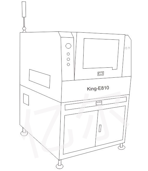 亿尔AOI检测仪轮廓图